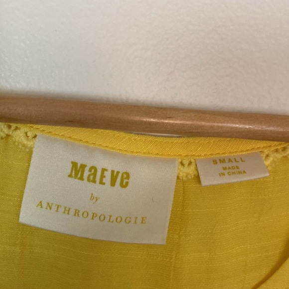 Anthropologie Maeve Draped V-Neck Blouse - Picture 4 of 8
